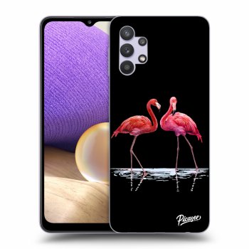 Maskica za Samsung Galaxy A32 5G A326B - Flamingos couple