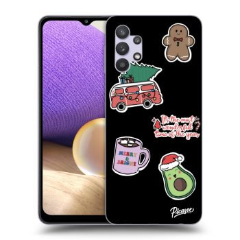 Maskica za Samsung Galaxy A32 5G A326B - Christmas Stickers