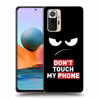 Maskica za Xiaomi Redmi Note 10 Pro - Angry Eyes - Transparent