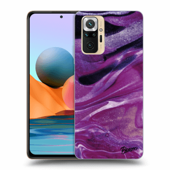 Maskica za Xiaomi Redmi Note 10 Pro - Purple glitter