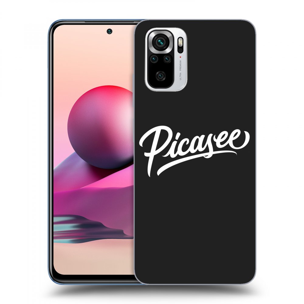 Picasee crna silikonska maskica za Xiaomi Redmi Note 10S - Picasee - White