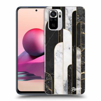 Maskica za Xiaomi Redmi Note 10S - Black & White tile