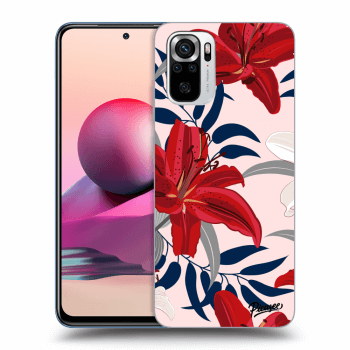 Maskica za Xiaomi Redmi Note 10S - Red Lily