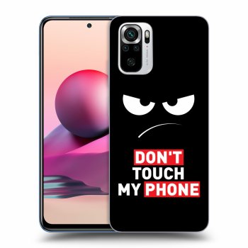 Maskica za Xiaomi Redmi Note 10S - Angry Eyes - Transparent