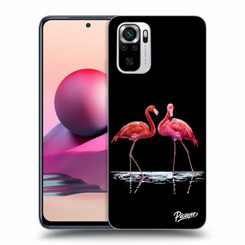 Maskica za Xiaomi Redmi Note 10S - Flamingos couple