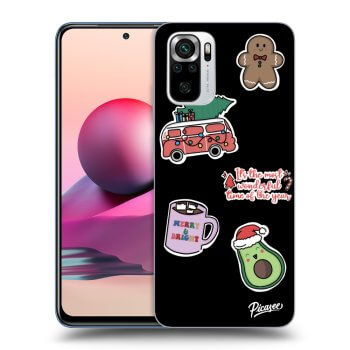 Maskica za Xiaomi Redmi Note 10S - Christmas Stickers