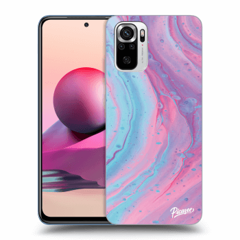 Maskica za Xiaomi Redmi Note 10S - Pink liquid