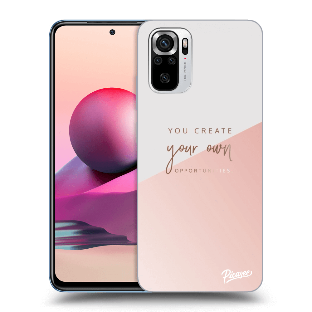 Picasee crna silikonska maskica za Xiaomi Redmi Note 10S - You create your own opportunities