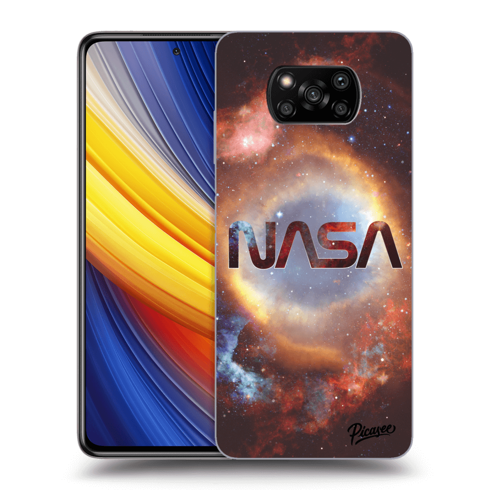 Picasee crna silikonska maskica za Xiaomi Poco X3 Pro - Nebula