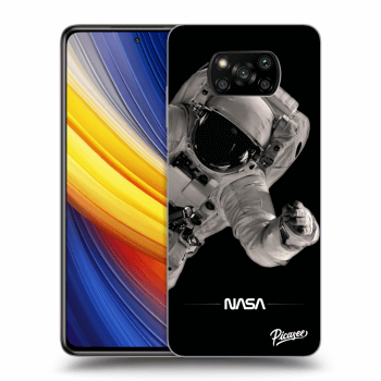 Picasee silikonska prozirna maskica za Xiaomi Poco X3 Pro - Astronaut Big