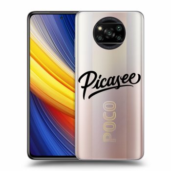 Picasee silikonska prozirna maskica za Xiaomi Poco X3 Pro - Picasee - black