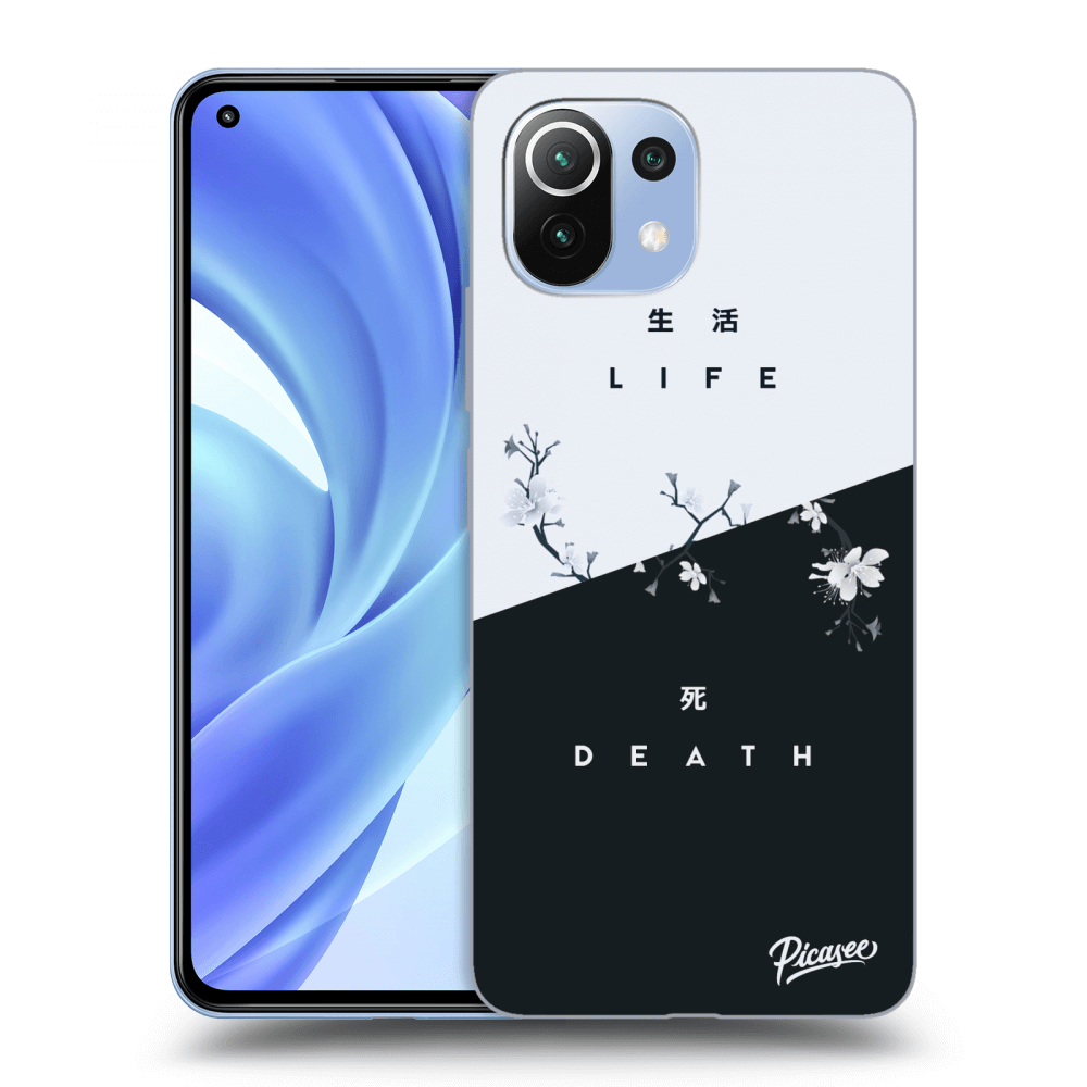 Picasee crna silikonska maskica za Xiaomi Mi 11 - Life - Death