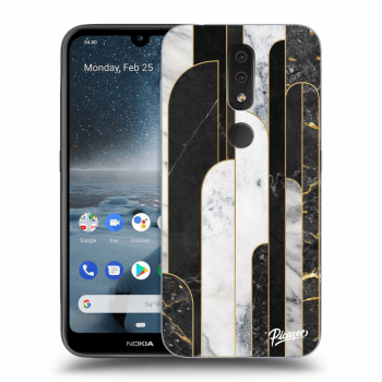 Maskica za Nokia 4.2 - Black & White tile