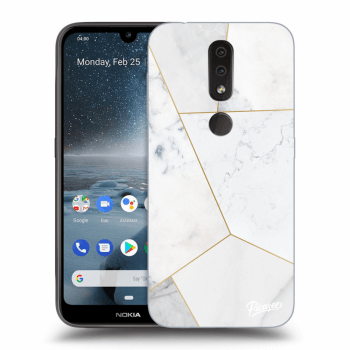 Maskica za Nokia 4.2 - White tile