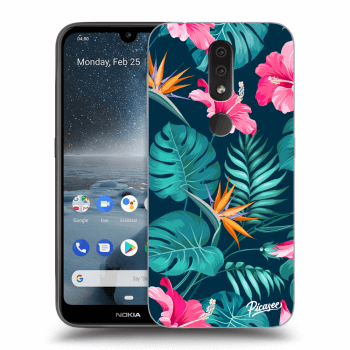 Maskica za Nokia 4.2 - Pink Monstera
