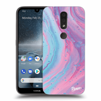 Maskica za Nokia 4.2 - Pink liquid
