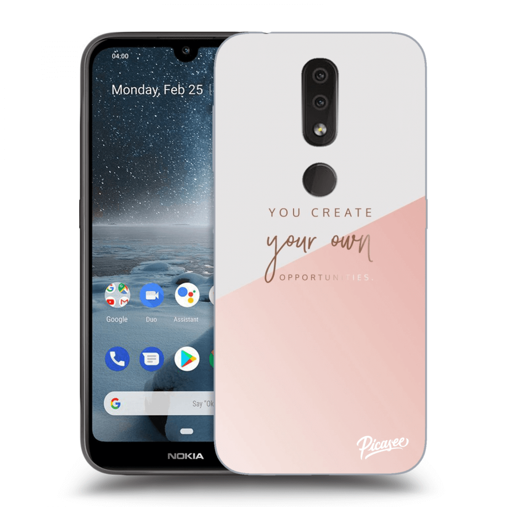 Picasee silikonska prozirna maskica za Nokia 4.2 - You create your own opportunities