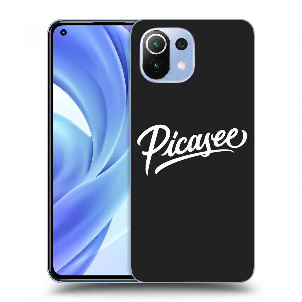 Picasee crna silikonska maskica za Xiaomi Mi 11 Lite - Picasee - White