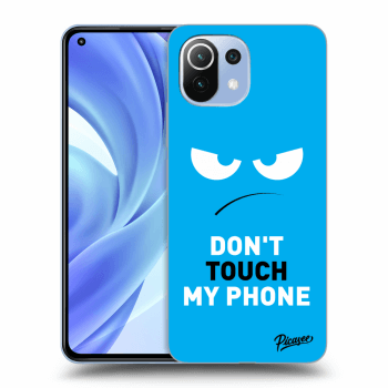 Maskica za Xiaomi Mi 11 Lite - Angry Eyes - Blue