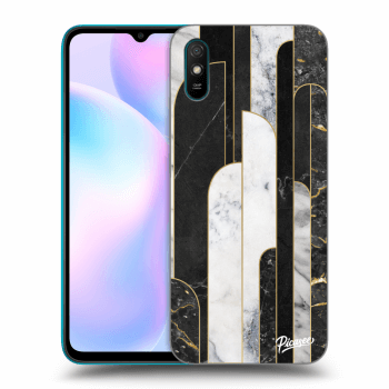 Maskica za Xiaomi Redmi 9AT - Black & White tile