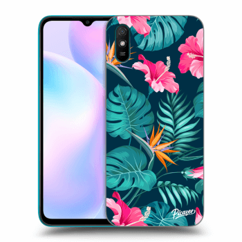 Maskica za Xiaomi Redmi 9AT - Pink Monstera