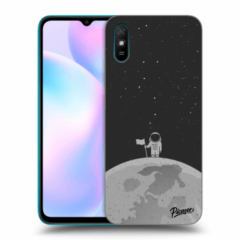 Picasee crna silikonska maskica za Xiaomi Redmi 9AT - Astronaut