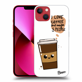 Picasee silikonska prozirna maskica za Apple iPhone 13 - Cute coffee