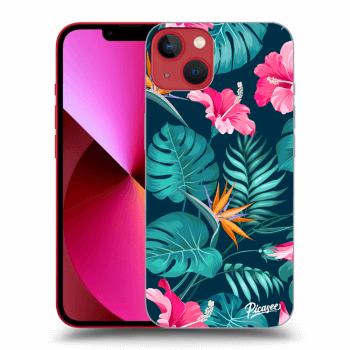 Picasee ULTIMATE CASE za Apple iPhone 13 - Pink Monstera