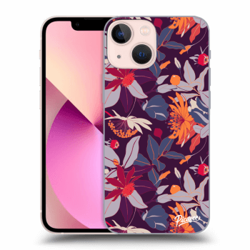 Maskica za Apple iPhone 13 mini - Purple Leaf