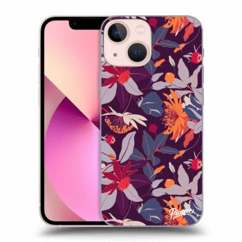 Picasee ULTIMATE CASE MagSafe za Apple iPhone 13 mini - Purple Leaf