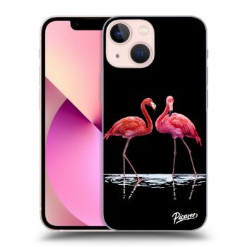 Picasee ULTIMATE CASE za Apple iPhone 13 mini - Flamingos couple