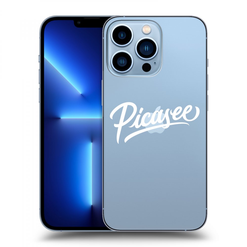 Picasee silikonska prozirna maskica za Apple iPhone 13 Pro - Picasee - White