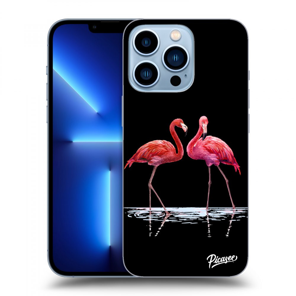 Picasee ULTIMATE CASE za Apple iPhone 13 Pro - Flamingos couple