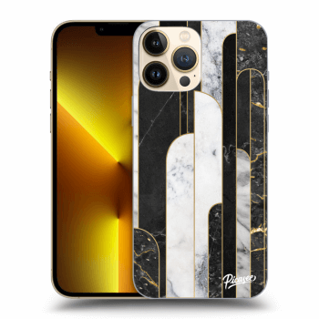 Maskica za Apple iPhone 13 Pro Max - Black & White tile
