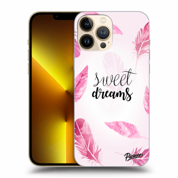 Picasee crna silikonska maskica za Apple iPhone 13 Pro Max - Sweet dreams