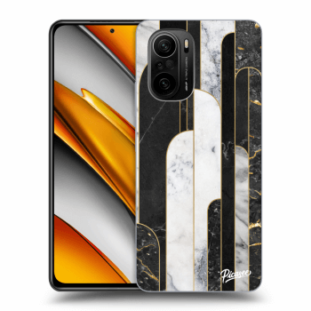 Maskica za Xiaomi Poco F3 - Black & White tile