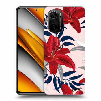 Maskica za Xiaomi Poco F3 - Red Lily