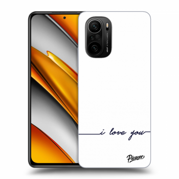 Maskica za Xiaomi Poco F3 - I love you