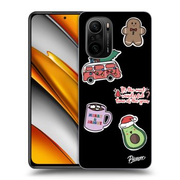 Maskica za Xiaomi Poco F3 - Christmas Stickers