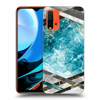 Maskica za Xiaomi Redmi 9T - Blue geometry