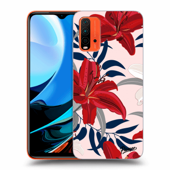 Maskica za Xiaomi Redmi 9T - Red Lily