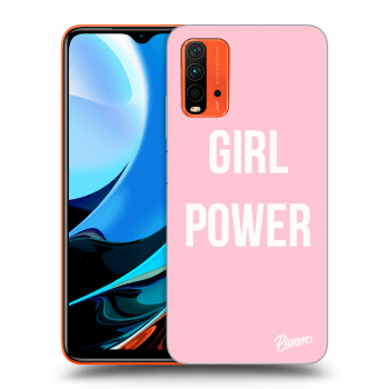 Picasee silikonska prozirna maskica za Xiaomi Redmi 9T - Girl power