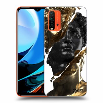 Maskica za Xiaomi Redmi 9T - Gold - Black