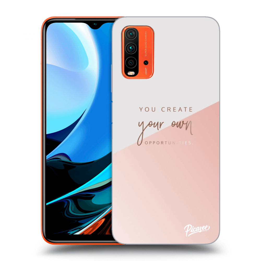 Picasee silikonska prozirna maskica za Xiaomi Redmi 9T - You create your own opportunities