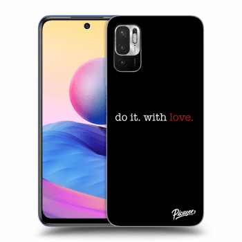 Picasee silikonska prozirna maskica za Xiaomi Redmi Note 10 5G - Do it. With love.