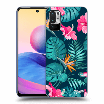 Maskica za Xiaomi Redmi Note 10 5G - Pink Monstera