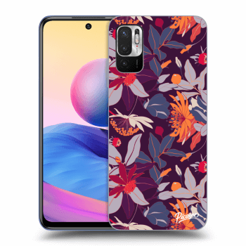 Maskica za Xiaomi Redmi Note 10 5G - Purple Leaf