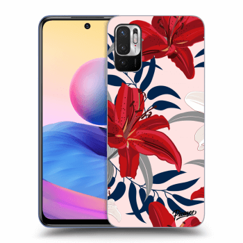 Maskica za Xiaomi Redmi Note 10 5G - Red Lily