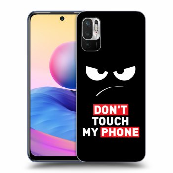 Maskica za Xiaomi Redmi Note 10 5G - Angry Eyes - Transparent