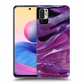 Maskica za Xiaomi Redmi Note 10 5G - Purple glitter